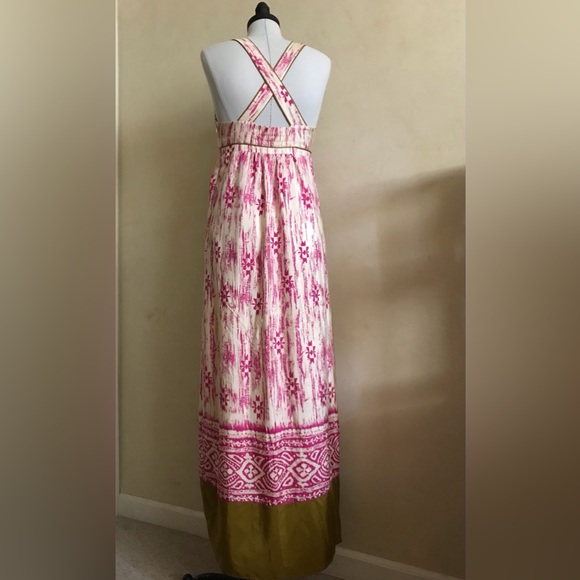 Boho Silk Maxi Dress - Picture 4 of 7